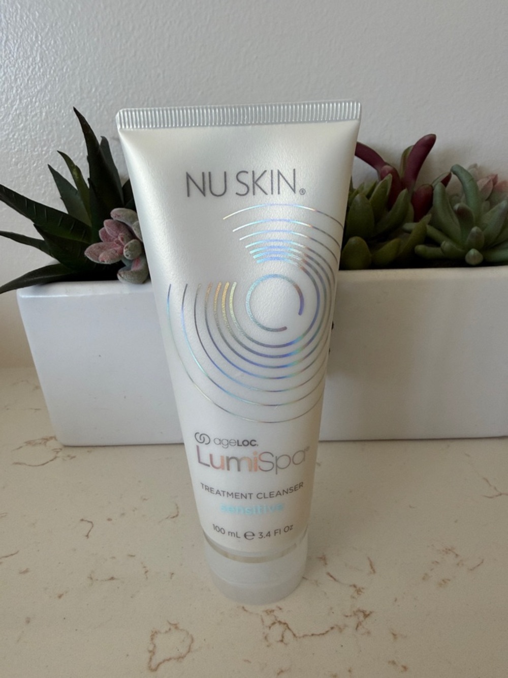 Skin Nu Skin LumiSpa Treatment Cleanser sensitive skin sealed